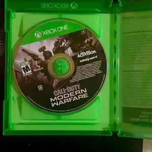 Call of duty modern warfare Xbox one